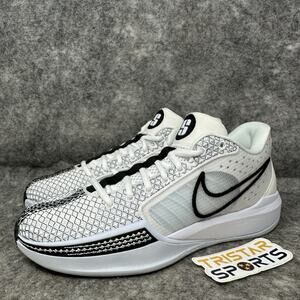 Nike Sabrina 1 Basketball Shoes Womens Sz 11.5 Mens Sz 10 White Black FQ3381-103
